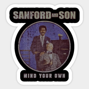 samford and son classic tee Sticker